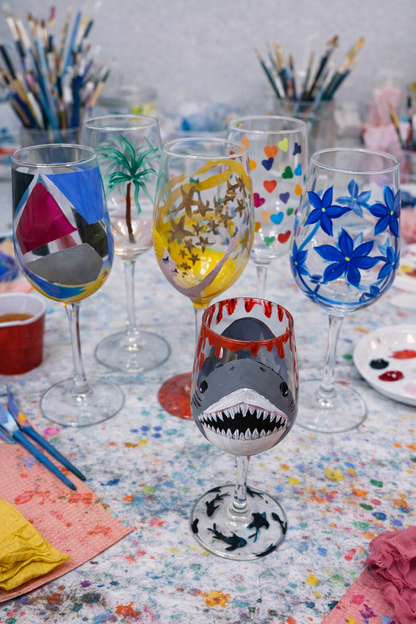 Custom Wine Glass & Candle Class - January 18, 2026 at 2:00pm