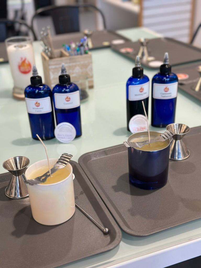 👻🍷 Spooky Sips: Wine Glass Painting + Candle Making 🕯️🎃 - Sunday, October 18 at 2:00pm