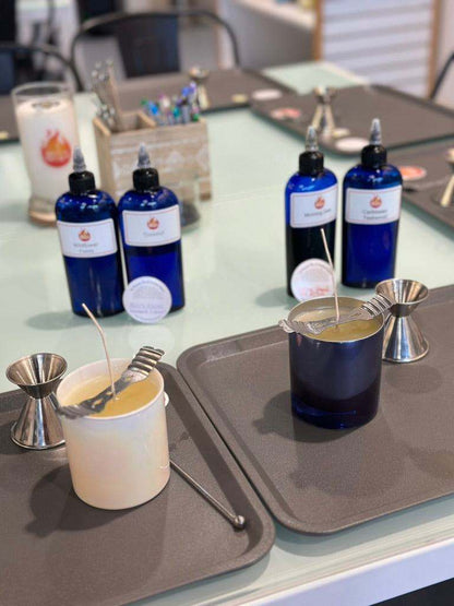 👻🍷 Spooky Sips: Wine Glass Painting + Candle Making 🕯️🎃 - Sunday, October 18 at 2:00pm