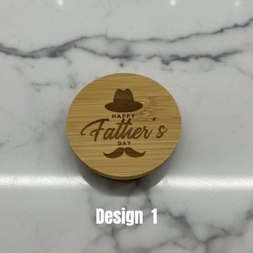 Father's Day Design 1 Bamboo Lid