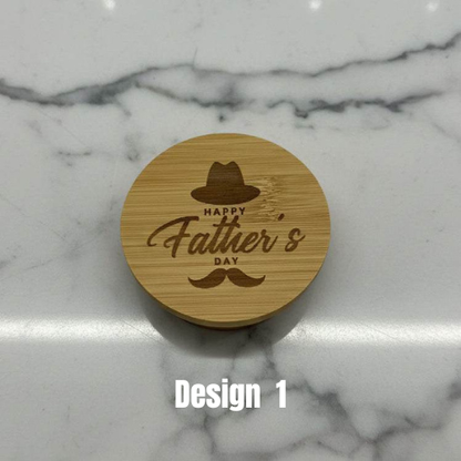 Father's Day Design 1 Bamboo Lid