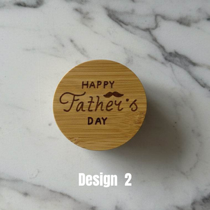 Father's Day Design 2 Bamboo Lid