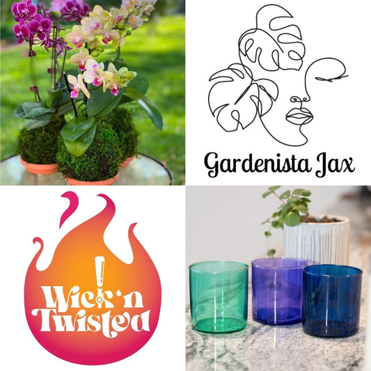 Custom Candle and Orchid Kokedama Plant Class - August 23, 2024 at 6:00pm