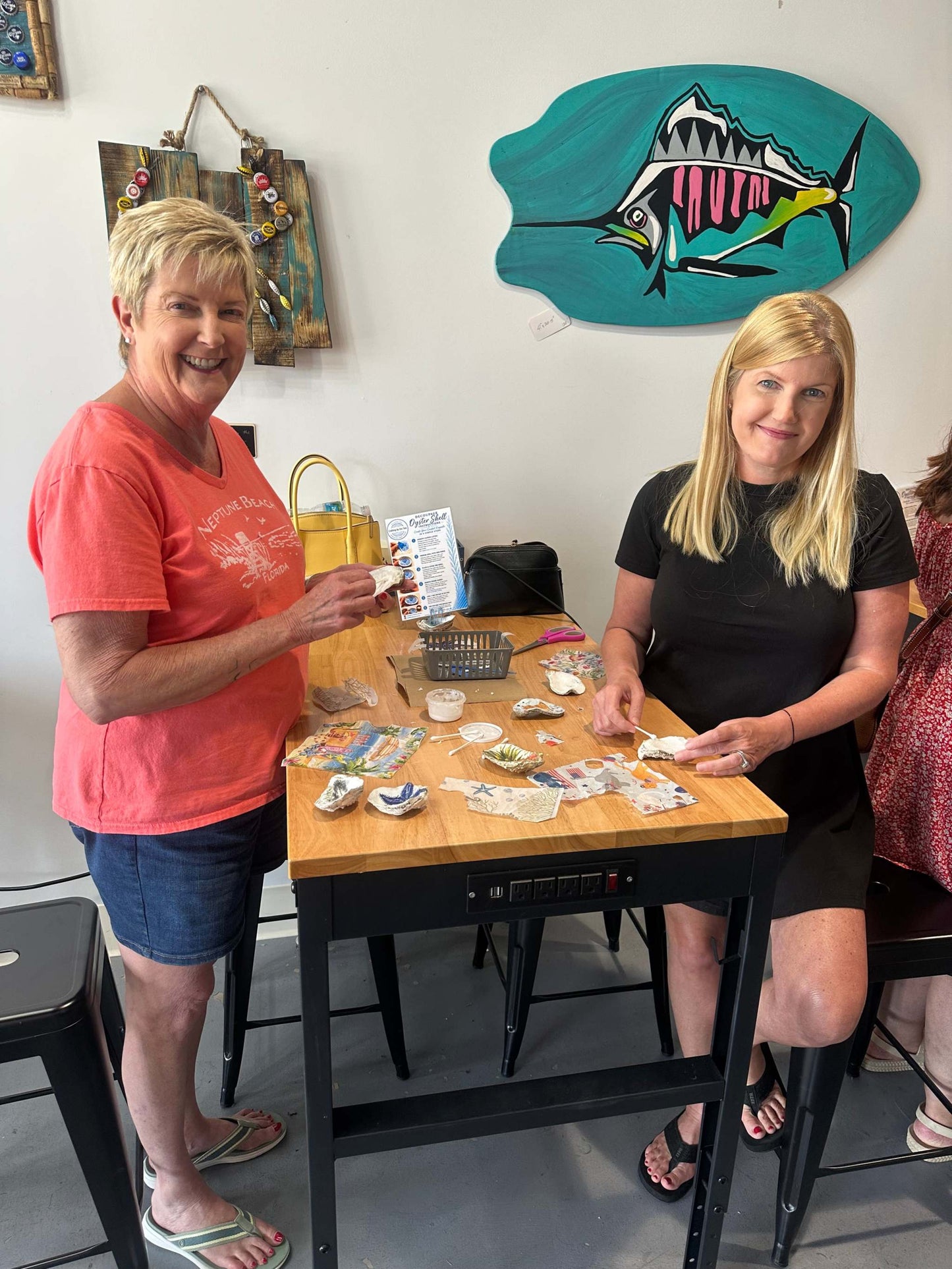 Making the oyster shells