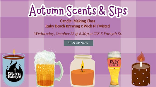 Autumn Scents & Sips - @ Ruby Beach Brewing - Wednesday, October 22nd