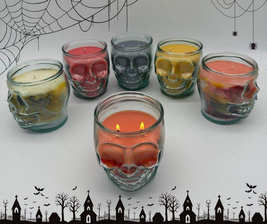 Skull Candle Dye Workshop - Tues. October 29 at 6:30pm - Limited to 10 Spots