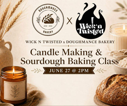 Candle Making & Sourdough Bread Workshop – June 27 at 2:00pm