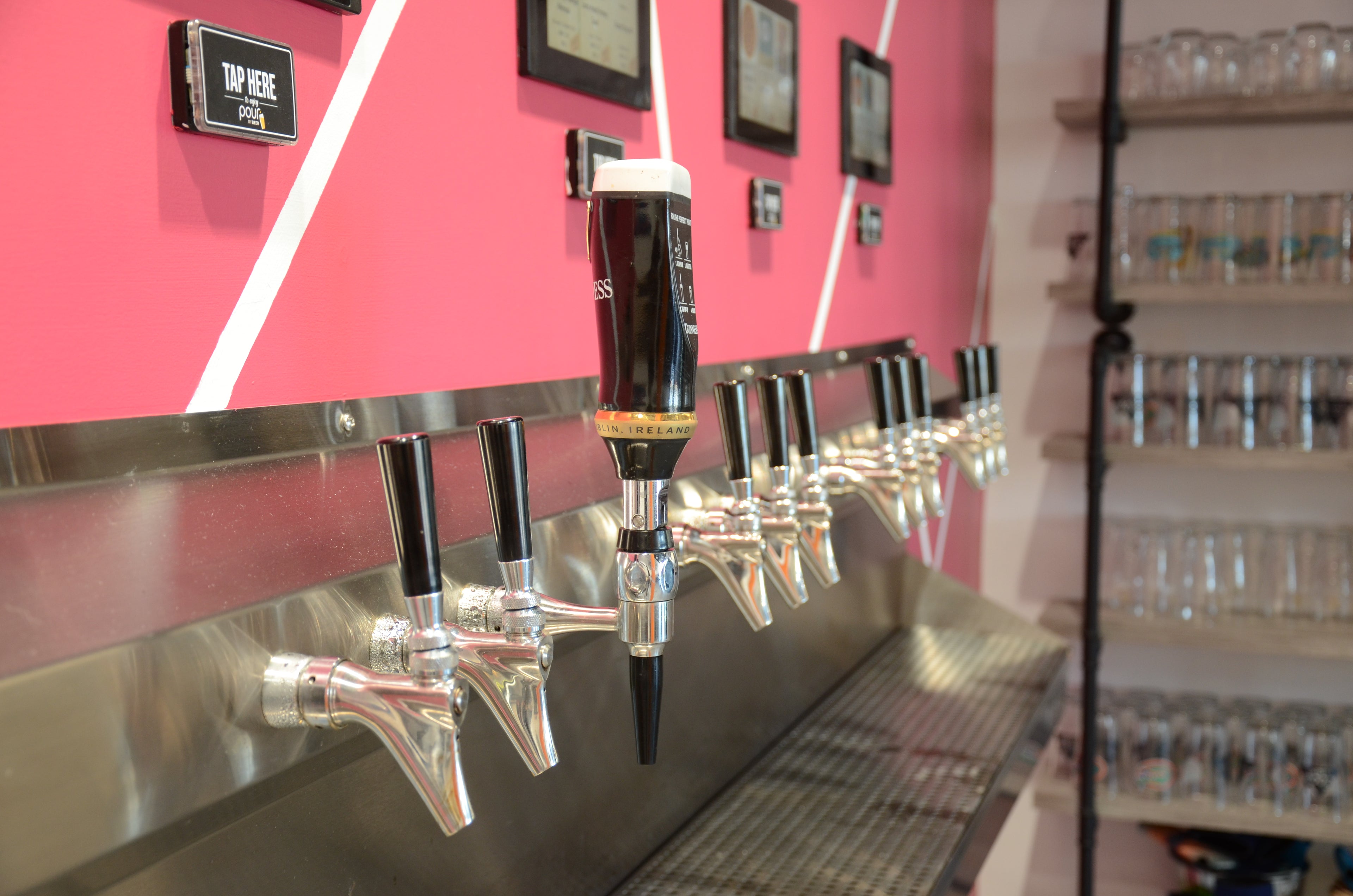 Self Pour Tap Wall