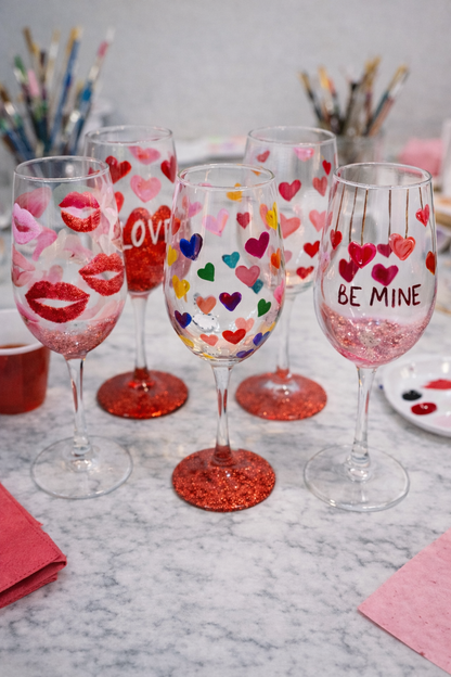 Custom Wine Glass & Candle Class - February 8, 2026 at 2:00pm