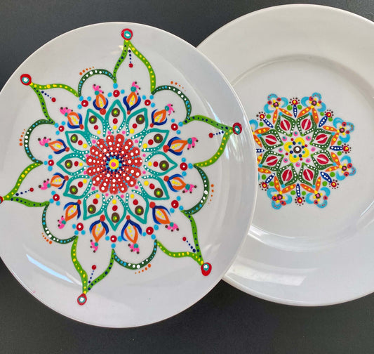 Custom Candle and Mandala Plate Painting Workshop - Wednesday, August 20th at 6pm